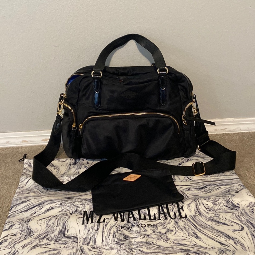 MZ Wallace Chelsea everyday shoulder bag with modified handles